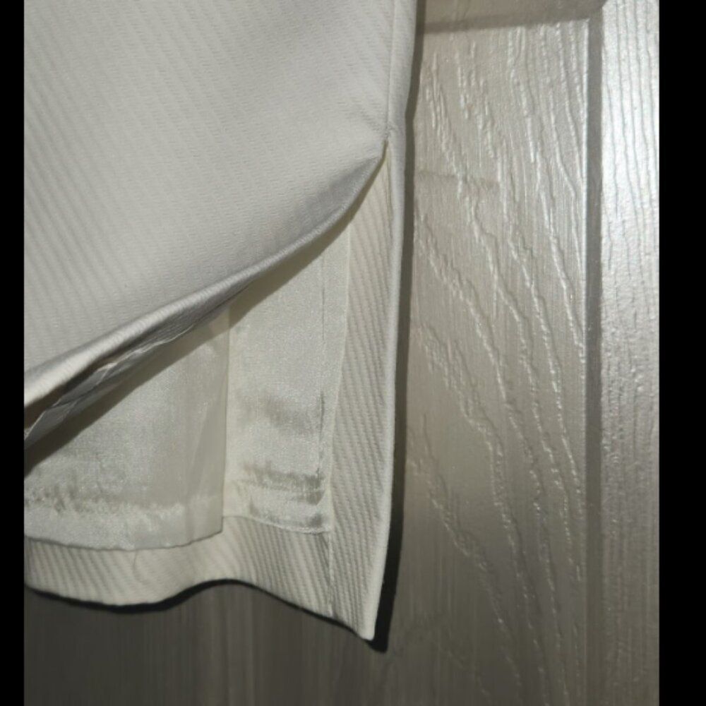 NWT 100% Cotton- Cream Charter Club 2 Piece Skirt Suit Size 8 - Picture 7 of 8